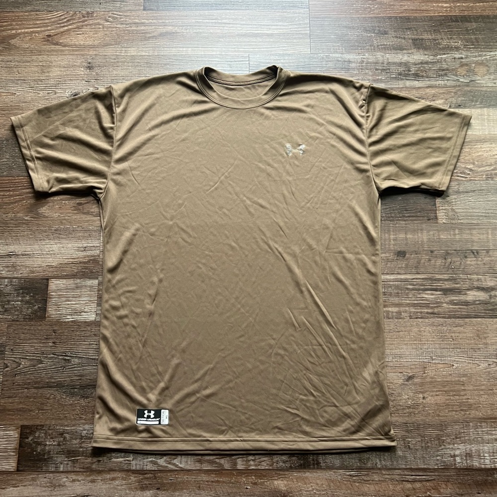 NWOT - Under Armour Tactical Gear Jersey - Short Sleeves - Brown